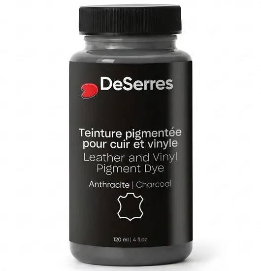 Charcoal Leather & Vinyl Pigment Dye – 30Ml Bottle 1