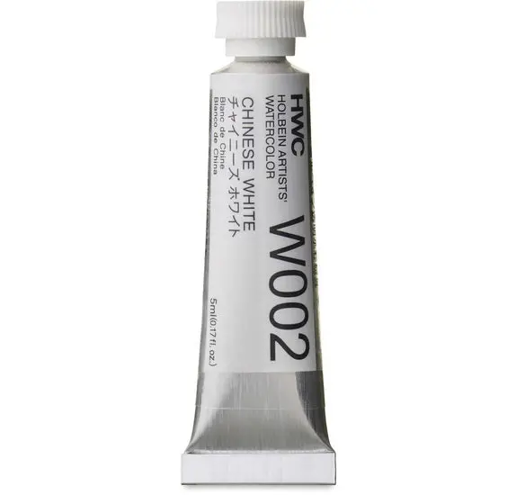 Chinese White Watercolor – 5Ml Opaque Gouache-Style Paint, Series A 1
