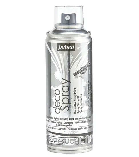 Chrome Silver Acrylic Spray Paint – 200Ml Decospray 1