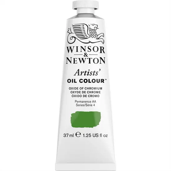 Chromium Oxide Oil Paint – Artist Grade, 37Ml 1