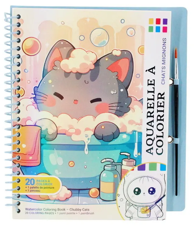 Chubby Cats Coloring Book – Relaxing Illustrations For Adults & Teens 1