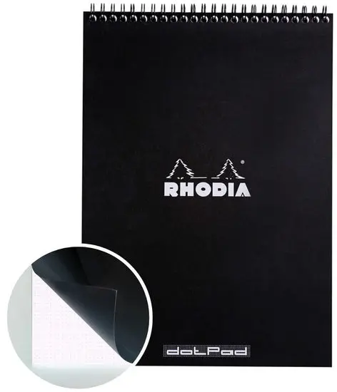 Classic Black Spiral-Bound Notebook – College-Ruled, Lay-Flat Design 1