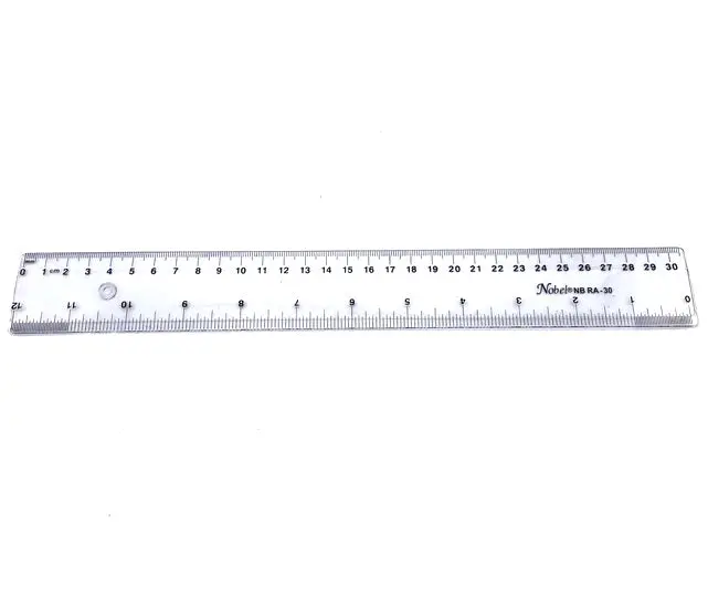 Clear Acrylic Ruler – 12-Inch Measurement Tool For Artists 1