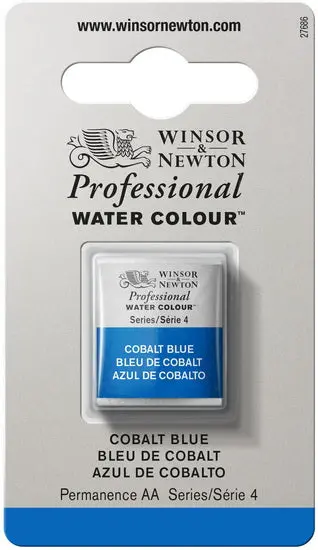 Cobalt Blue Watercolor Half Pan – Professional Grade 1