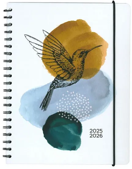 Colibri 2025–2026 Academic Planner – Single-Section/Double-Page Layout 1
