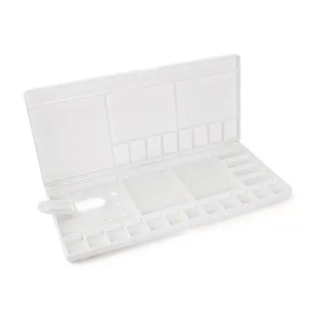 Collapsible Folding Artist Palette For On-The-Go Painting 1