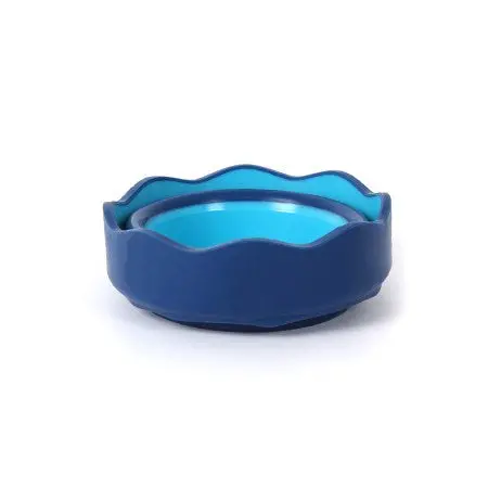 Collapsible Travel Water Cup – Clic&Go Blue Silicone-Fold Design 1