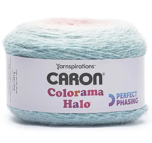 Colorama Halo Yarn – Rose Garden Frost, 227G 1