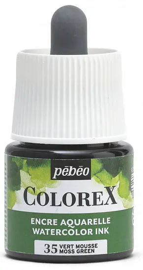 Colorex Watercolor Ink – Moss Green, 45Ml 1