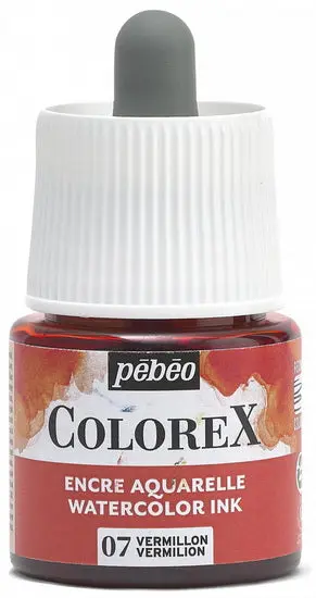 Colorex Watercolor Ink – Vermillion Shade, 45Ml 1