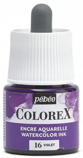 Colorex Watercolor Ink – Violet Hue, 45 Ml Refill Bottle 1