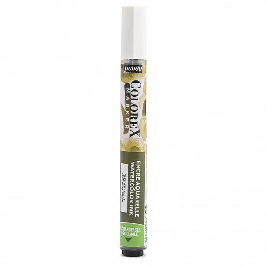 Colorex Watercolor Marker In Olive Green – Lightfast, Blendable 1