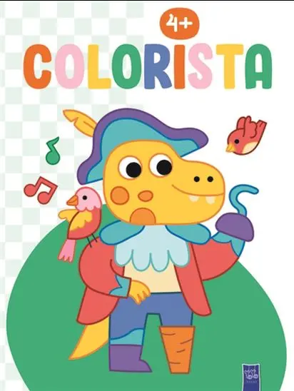 Colorista Dinosaur Coloring Book For Kids Ages 4+ 1