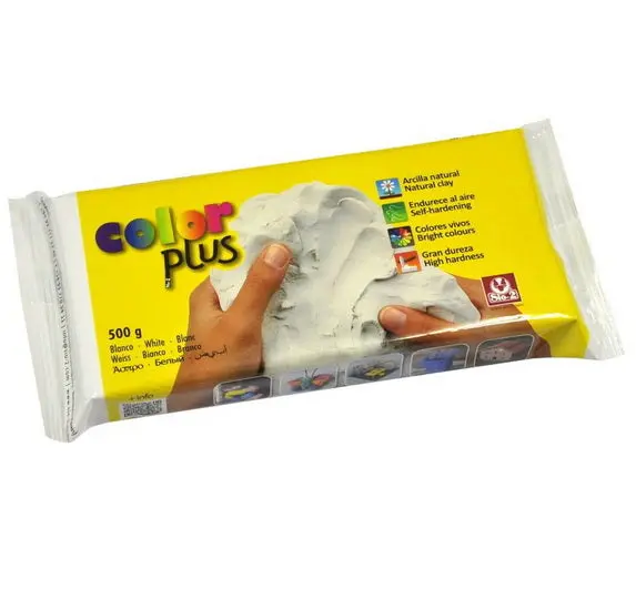 Colorplus Natural Modeling Clay – Pure White 1