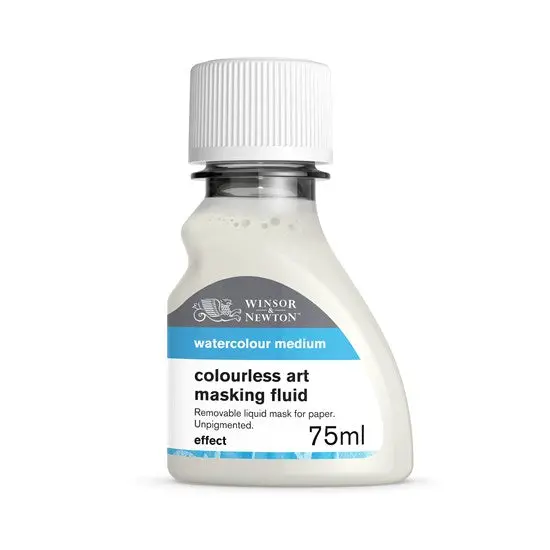 Colourless Masking Fluid For Watercolor – 75 Ml Bottled Resist Medium 1