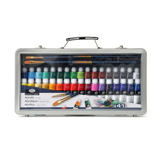 Complete 40-Piece Acrylic Paint Starter Set 1