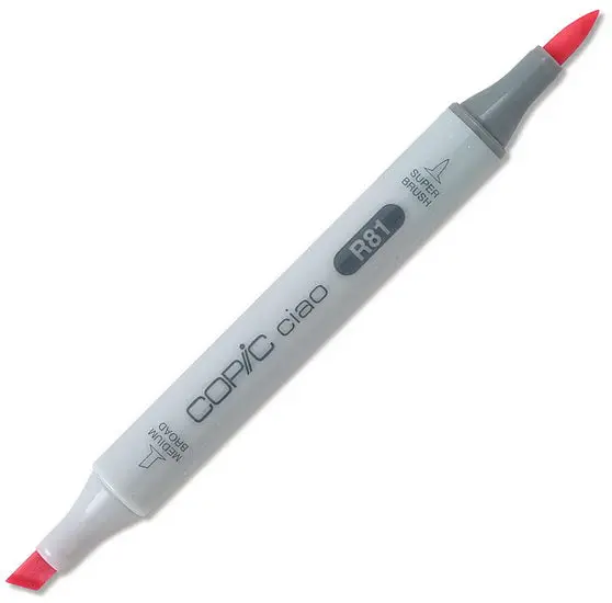 Copic Ciao Alcohol Marker – Rose Pink, Brush & Fine Tip 1