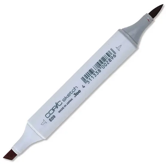Copic Sketch Marker – Burnt Sienna (E04) 1