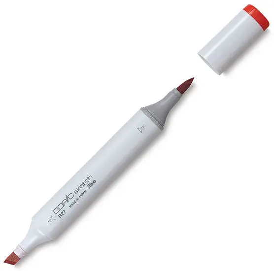 Copic Sketch Marker – Cadmium Red, Alcohol-Based, Dual-Tip 1