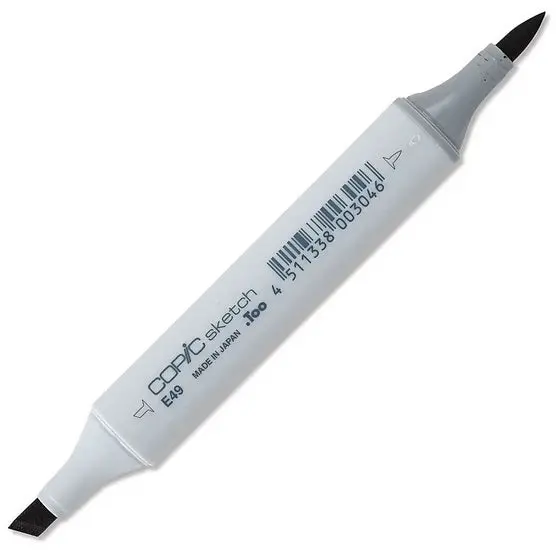 Copic Sketch Marker – Dark Bark (E18) 1
