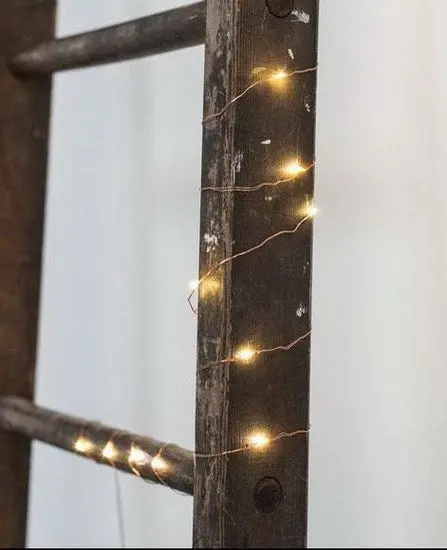 Copper-Toned Led String Lights – 6-Foot Flexible Garland For Decor 1