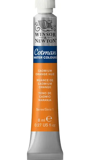 Cotman Cadmium Orange Hue Watercolor – 8Ml Student Grade 1