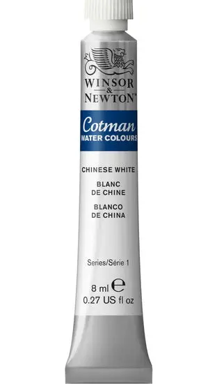 Cotman Chinese White Watercolor – 8Ml, Student Grade 1