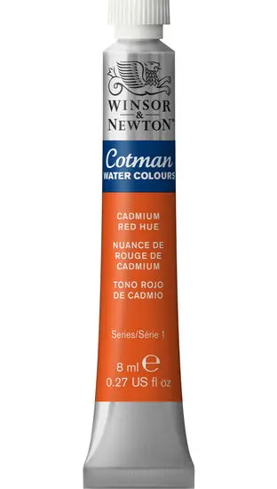 Cotman Watercolor, Cadmium Red Hue, 8Ml Tube, Series 1 1