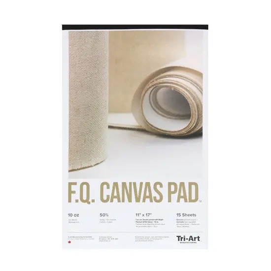 Cotton-Hemp Canvas Pad – 10 Oz Weight, 11 × 17 Inches 1