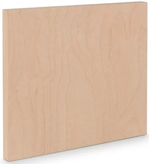 Cradled Wood Painting Panel – 20 × 24 Inches, 1-Inch Deep Birch Board 1