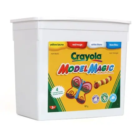 Crayola Model Magic Modeling Compound – 2 Lb Bulk Pack, 4 Assorted Colors 1