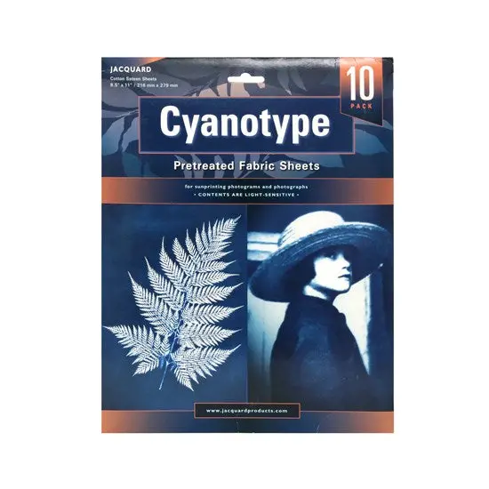 Cyanotype Fabric Sheet Kit – 10-Piece Set 1