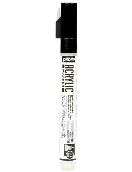 Decomarker Acrylic Paint Marker – 0.7Mm Tip, Opaque White 1