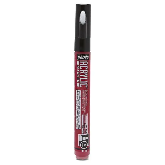 Decomarker Acrylic Paint Pen – Round Tip, 4 Mm, Bright Red 1