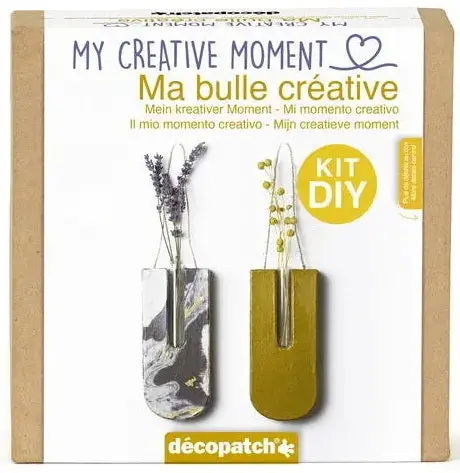 Decopatch Mini Craft Kit – Decorative Bud Vase Set 1