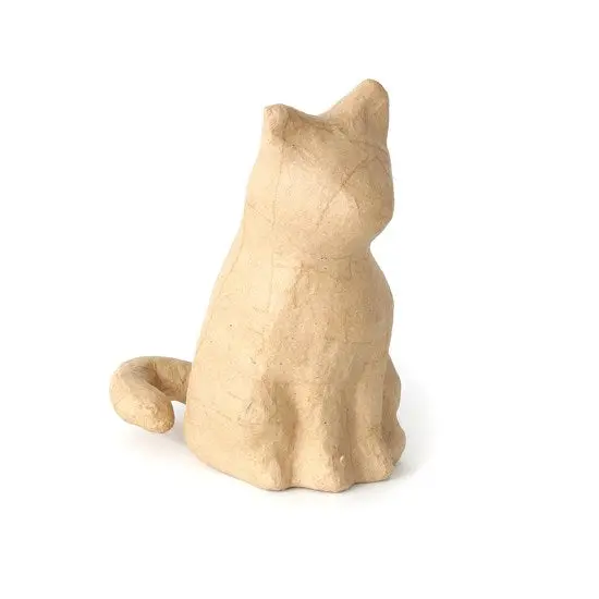 Decopatch Papier-Mâché Kit: Sitting Cat 1
