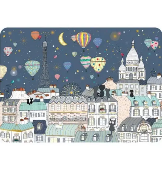 Decorative Napkin – Paris By Night Design 1