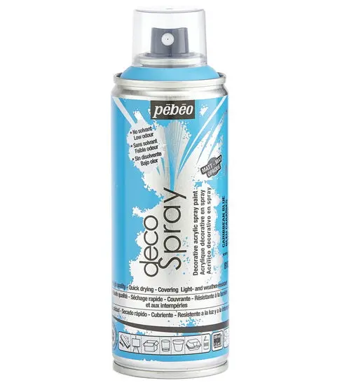 Décospray Acrylic Spray Paint – Caribbean Blue, 200 Ml, Matte Finish 1