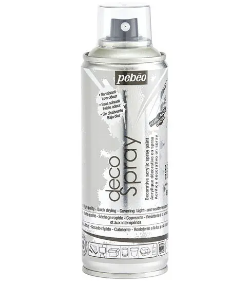 Décospray Acrylic Spray Paint – Metallic Silver, 200 Ml 1