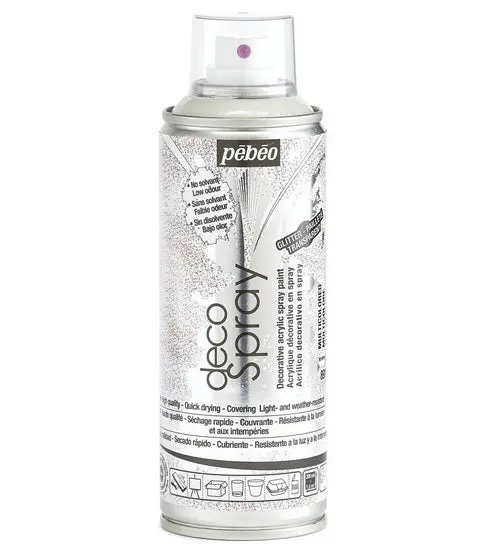 Décospray Acrylic Spray Paint – Multicolor Glitter Effect, 200 Ml Can 1