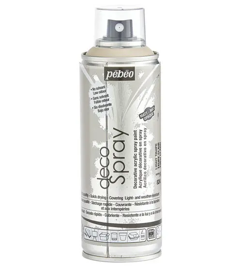 Decospray Matte Acrylic Spray Paint – Light Taupe, 200 Ml 1