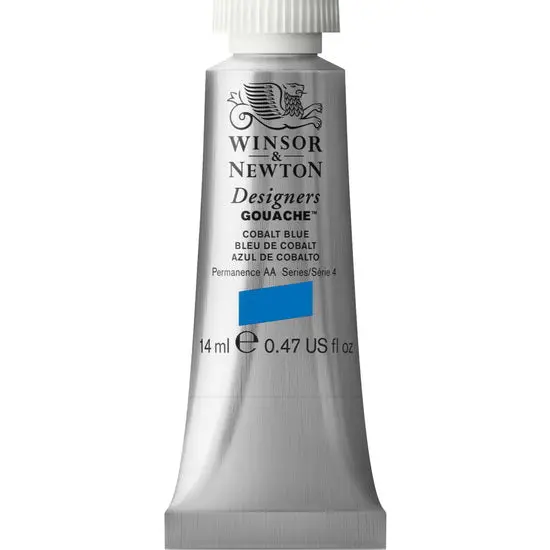 Designer Gouache Paint In Cobalt Blue, 14Ml Tube (Series 4) 1
