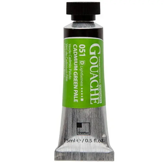 Designer’S Gouache – Cadmium Green (Series D, 15Ml) 1