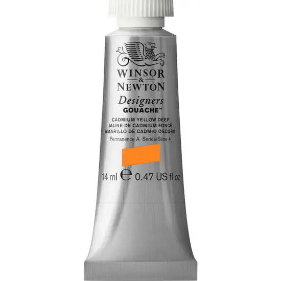 Designers Gouache – Cadmium Yellow Deep, 14Ml Tube 1