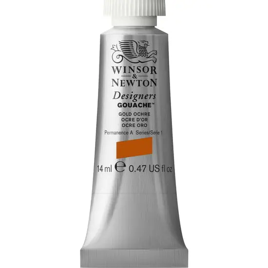Designer’S Gouache In Gold Ochre – 14 Ml Tube (S1 Grade) 1