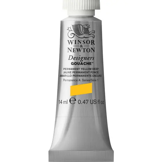Designer’S Gouache In Permanent Yellow Deep – 14Ml Tube, Series S1 1