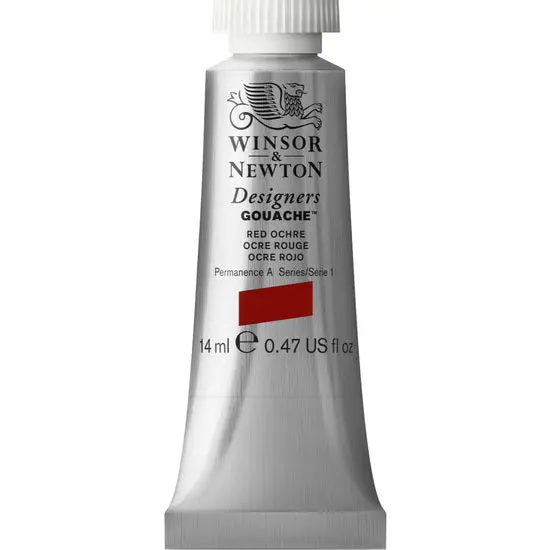 Designer’S Gouache In Red Ochre – 14 Ml Tube, Series S1 1