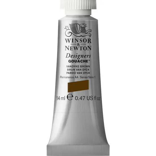Designer'S Gouache In Van Dyke Brown – 14Ml Tube 1