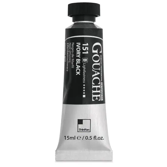 Designer’S Gouache – Ivory Black, 15 Ml (Series B) 1