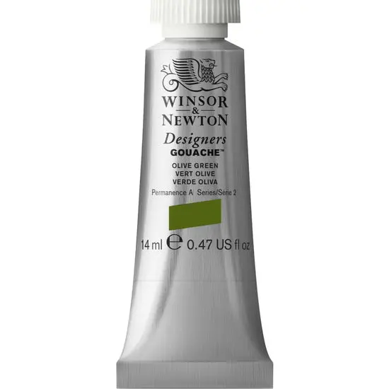 Designers Gouache – Olive Green, 14 Ml Tube 1